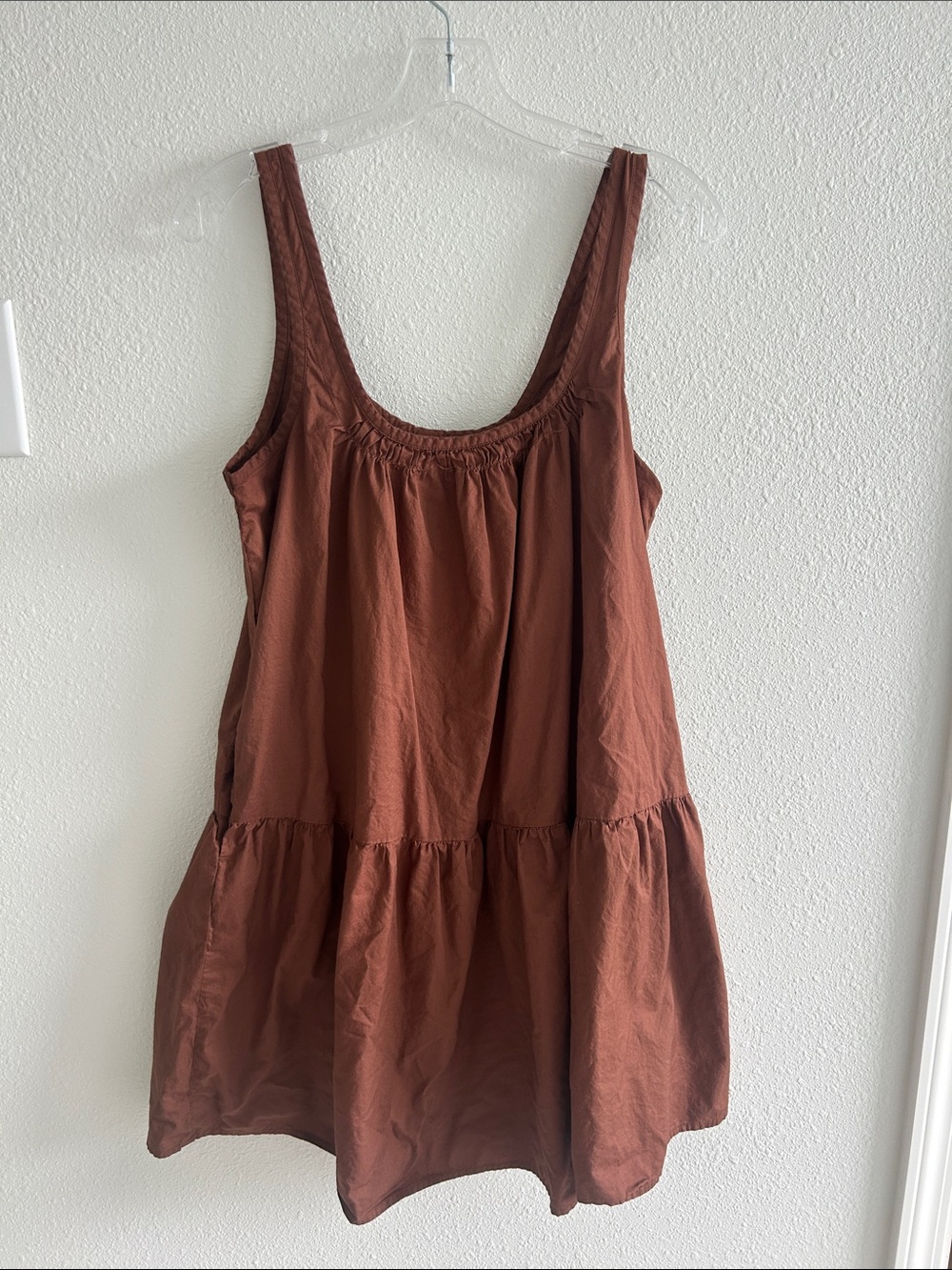 Old Navy Women's Brown mini dress with drop waist